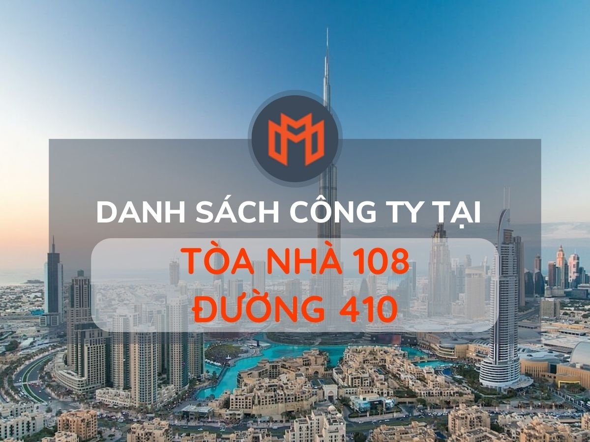 Danh sách các công ty thuê văn phòng tại cao ốc Tòa nhà 108 Đường 410, Quận 9