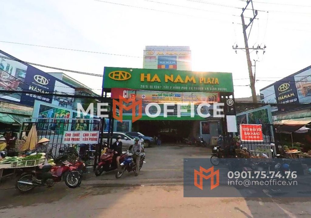 Tổng quan văn phòng cho thuê Hà Nam Plaza, Quốc Lộ 13, Thành phố Thuận An, Tỉnh Bình Dương) - Hotline 0901.75.74.76