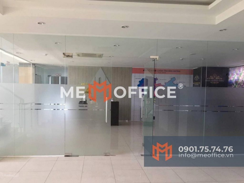 Hành lang văn phòng cho thuê Hà Nam Plaza, Quốc Lộ 13, Thành phố Thuận An, Tỉnh Bình Dương) - Hotline 0901.75.74.76