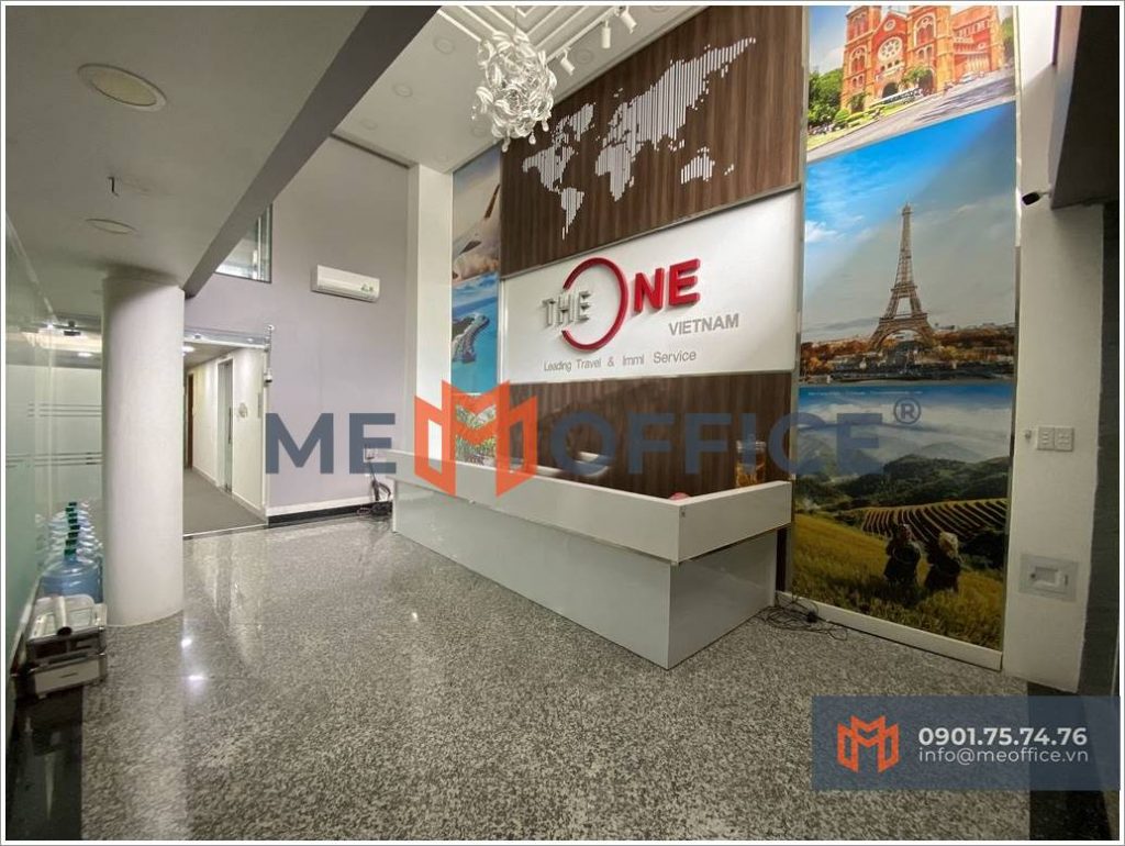 Sảnh lễ tân văn phòng cho thuê Ba Vì Building (S4-S5 Ba Vì, Phường 15, Quận 10) - Hotline 0901.75.74.76