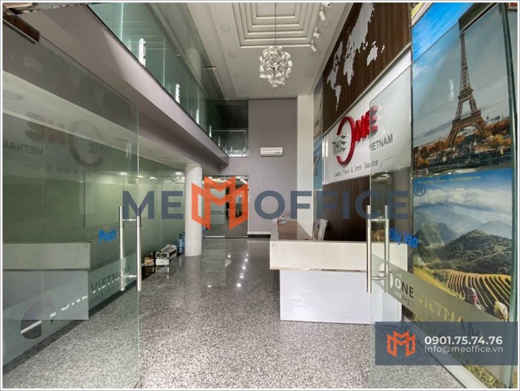 Sảnh lễ tân văn phòng cho thuê Ba Vì Building (S4-S5 Ba Vì, Phường 15, Quận 10) - Hotline 0901.75.74.76
