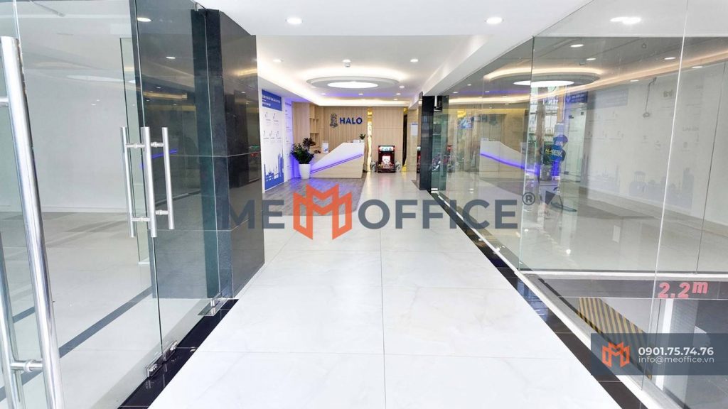 Sảnh lễ tân văn phòng cho thuê Halo Building Đinh Bộ Lĩnh (67 Đinh Bộ Lĩnh, Phường 26, Quận Bình Thạnh) - Hotline 0901.75.74.76