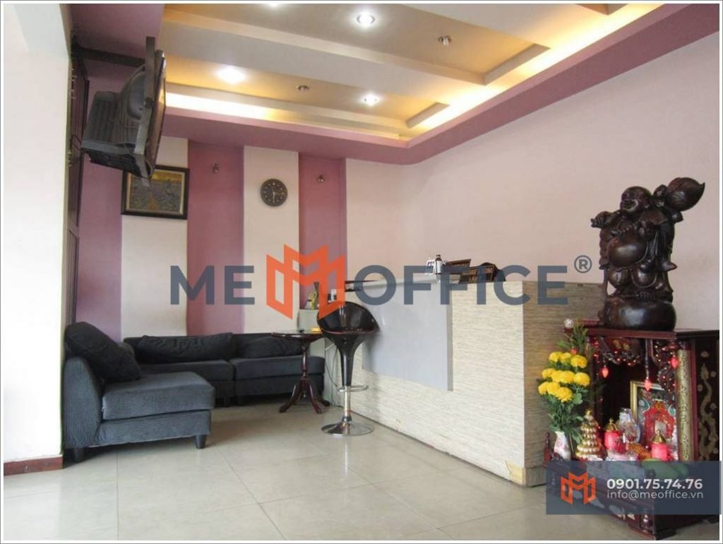 Sảnh lễ tân văn phòng cho thuê Cảng Saigon Building (66-68 Nguyễn Tất Thành, Phường 12, Quận 4) - Hotline 0901.75.74.76