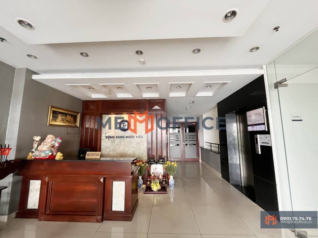 Sảnh lễ tân văn phòng cho thuê DMK Building (232-234 Huỳnh Tấn Phát, Phường Tân Thuận Tây, Quận 7) - Hotline 0901.75.74.76