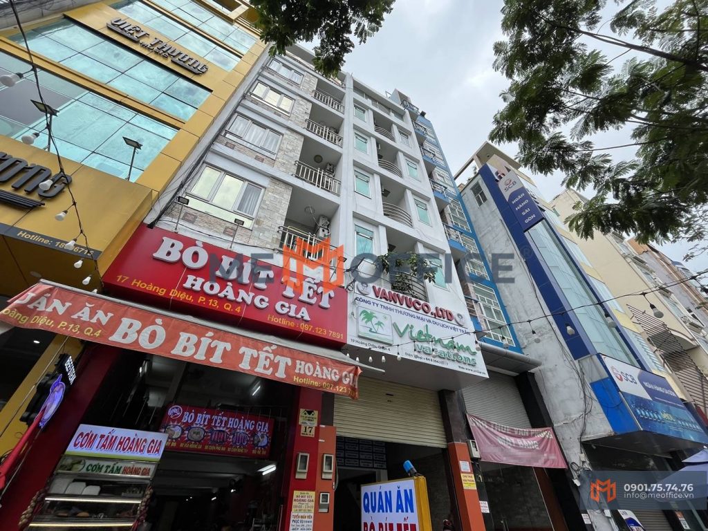 Tổng quan văn phòng cho thuê Vietrantour Building (17-19 Hoàng Diệu, Phường 12, Quận 4) - Hotline 0901.75.74.76