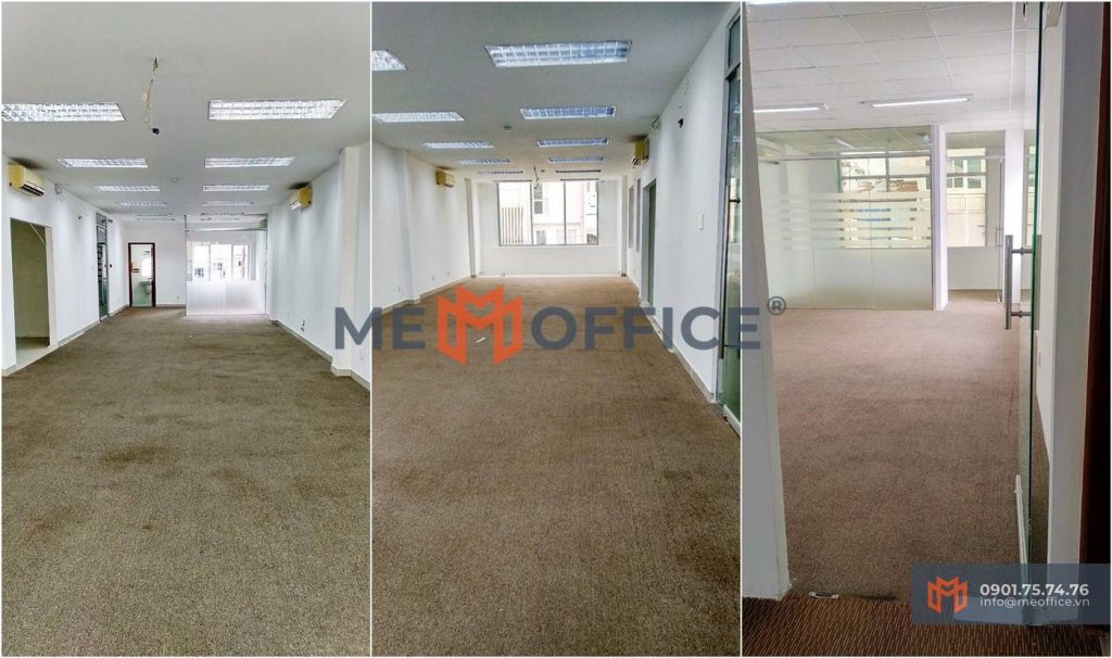 Sàn trống văn phòng cho thuê Ceiba Office Trần Quốc Toản (72B Trần Quốc Toản, Phường 8, Quận 3) - Hotline 0901.75.74.76