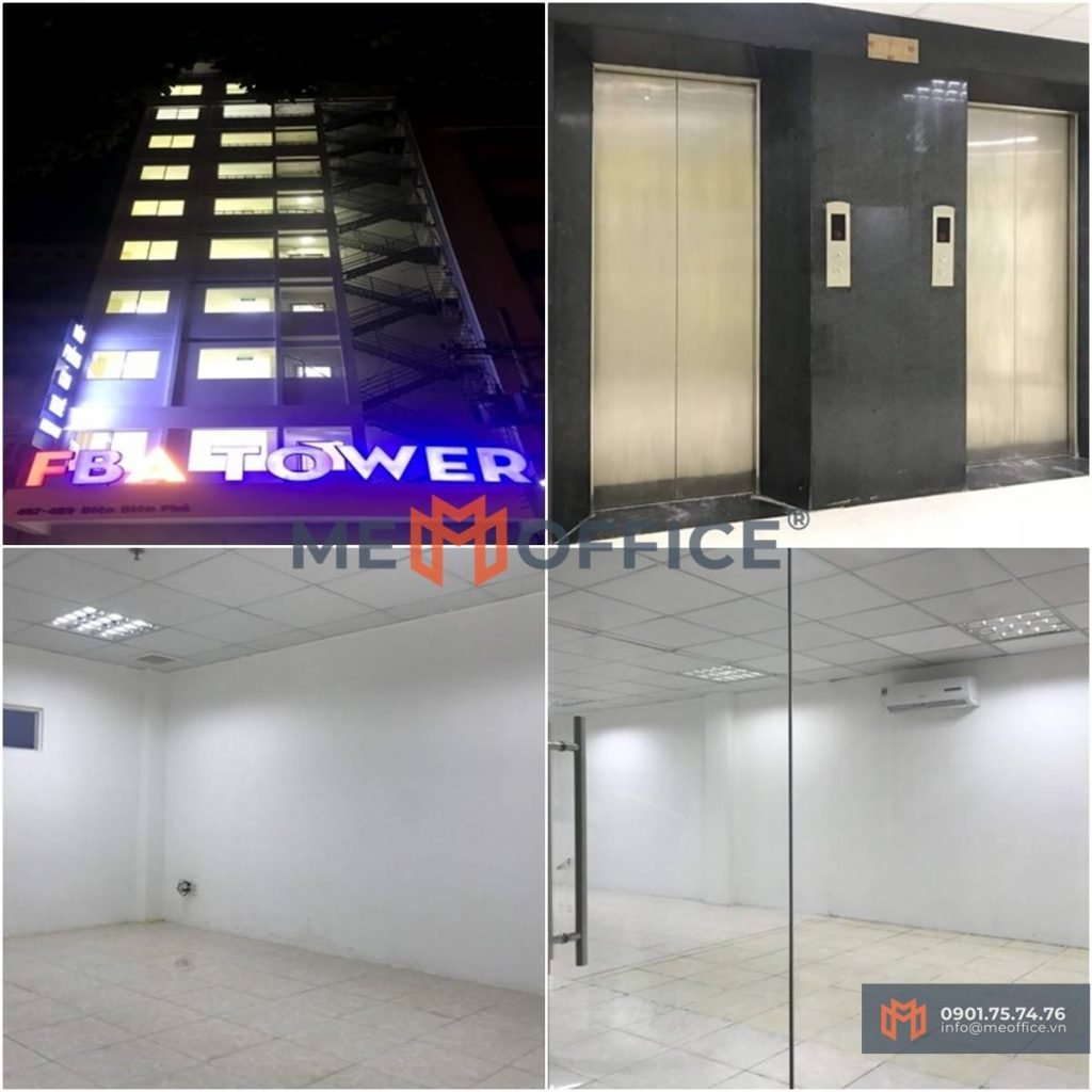 Tống quan văn phòng cho thuê FBA Tower (487-489 Điện Biên Phủ, Phường 3, Quận 3) - Hotline 0901.75.74.76