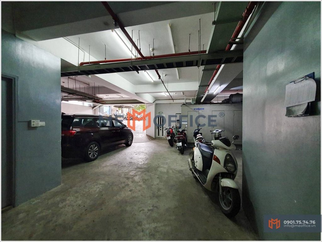 Hầm xe văn phòng cho thuê GB Tower (78-80 Cách Mạng Tháng 8, Phường Võ Thị Sáu, Quận 3) - Hotline 0901.75.74.76