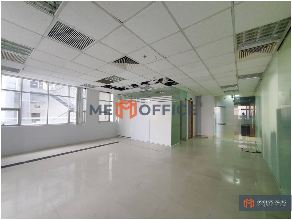 Sàn trống văn phòng cho thuê GB Tower (78-80 Cách Mạng Tháng 8, Phường Võ Thị Sáu, Quận 3) - Hotline 0901.75.74.76