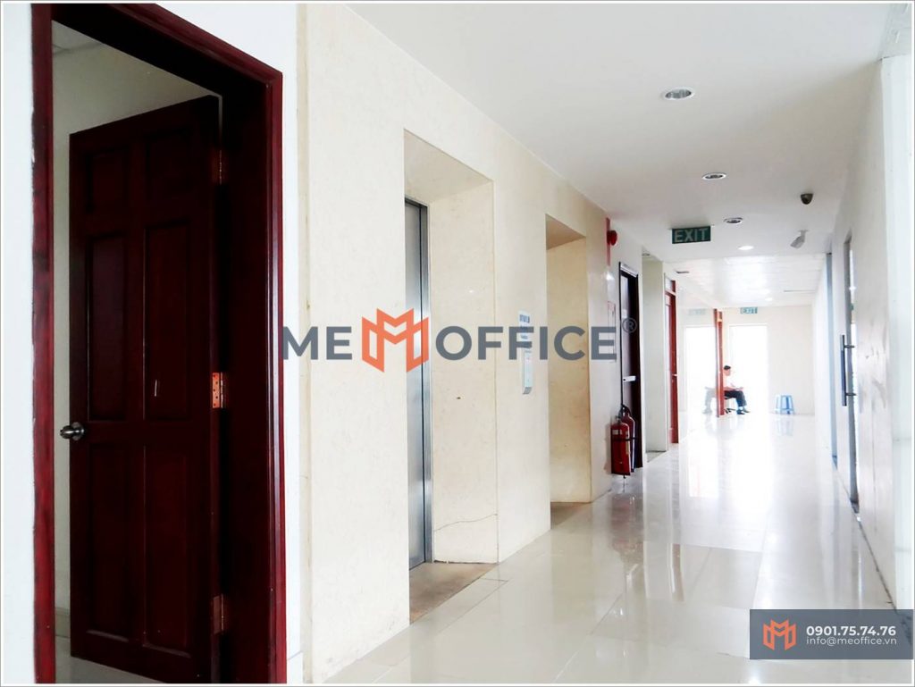 Hành lang văn phòng cho thuê MB Bank Building (538 Cách Mạng Tháng Tám, Phường 11, Quận 3) - Hotline 0901.75.74.76
