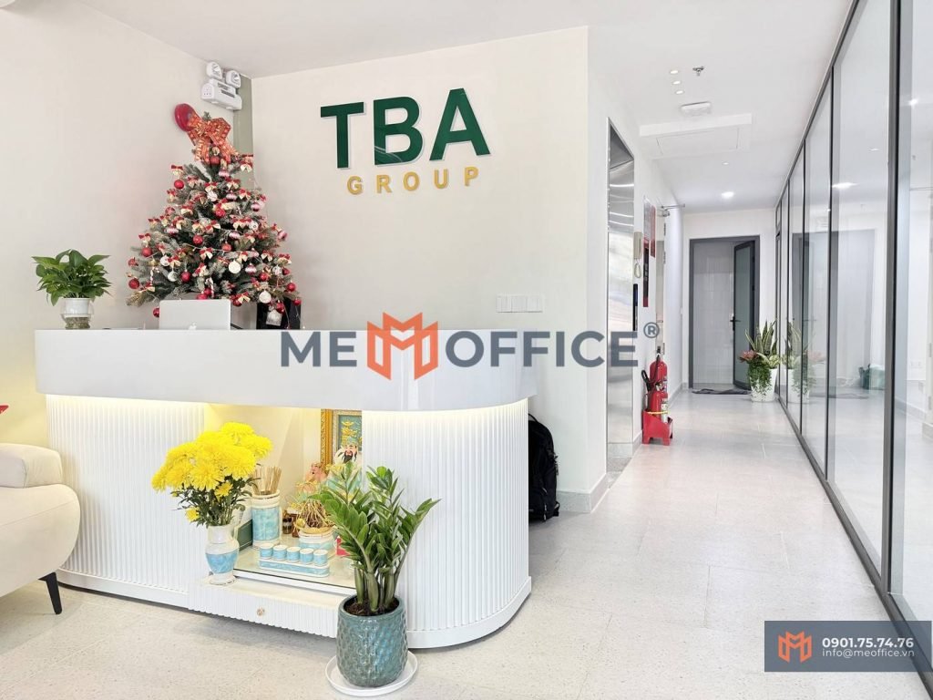 Sảnh lễ tân văn phòng cho thuê TBA Building (199 Điện Biên Phủ, Phường Võ Thị Sáu, Quận 3) - Hotline 0901.75.74.76