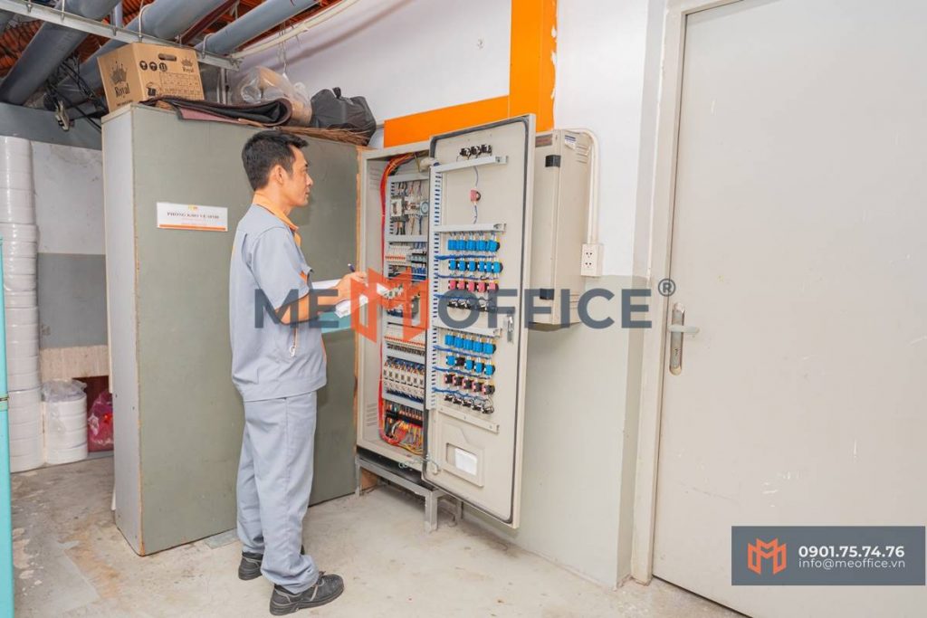 Bộ phận kỹ thuật văn phòng cho thuê M.O.R.E 159C Đề Thám (159C Đề Thám, phường Cô Giang, Quận 1) - Hotline 0901.75.74.76