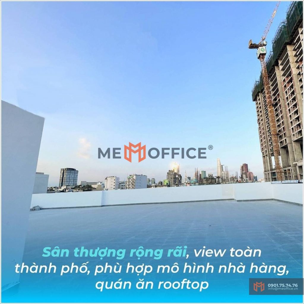 Sân thượng văn phòng cho thuê Halo Building Cô Bắc (208 Cô Bắc, Phường Cô Giang, Quận 1) - Hotline 0901.75.74.76