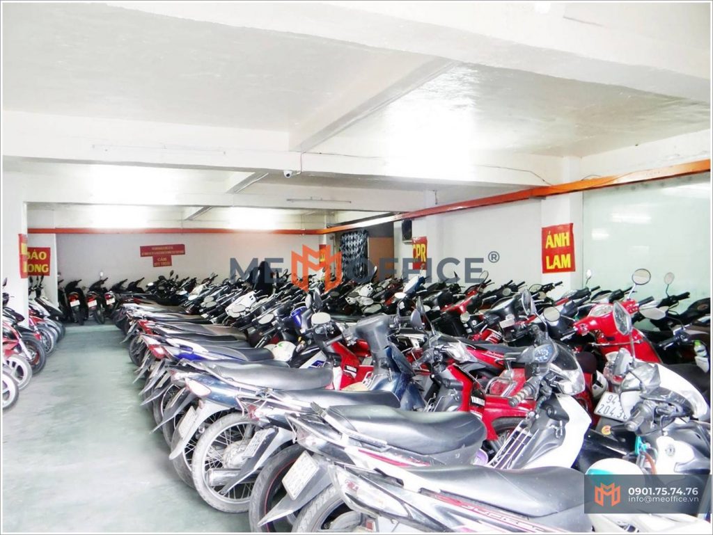 Tầng hầm văn phòng cho thuê HT Building (449 Trần Hưng Đạo, Phường Cầu Kho, Quận 1)- Hotline 0901.75.74.76