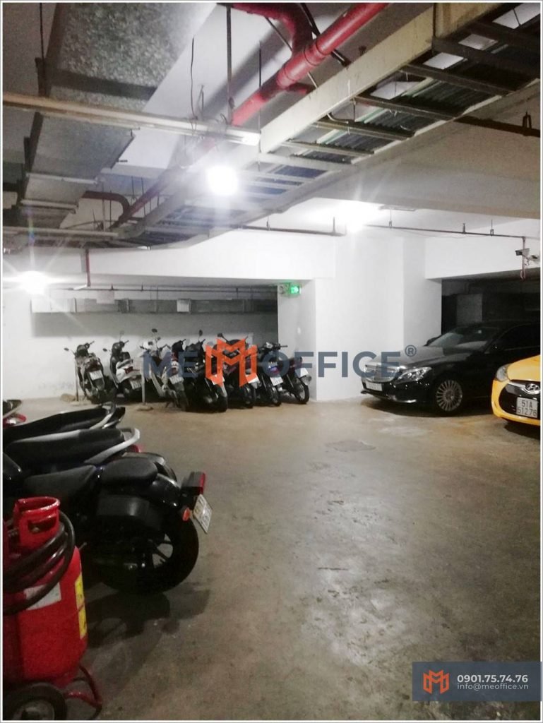 Hầm xe văn phòng cho thuê Indochina Park Tower (4 Nguyễn Đình Chiểu, Phường Đa Kao, Quận 1)- Hotline 0901.75.74.76