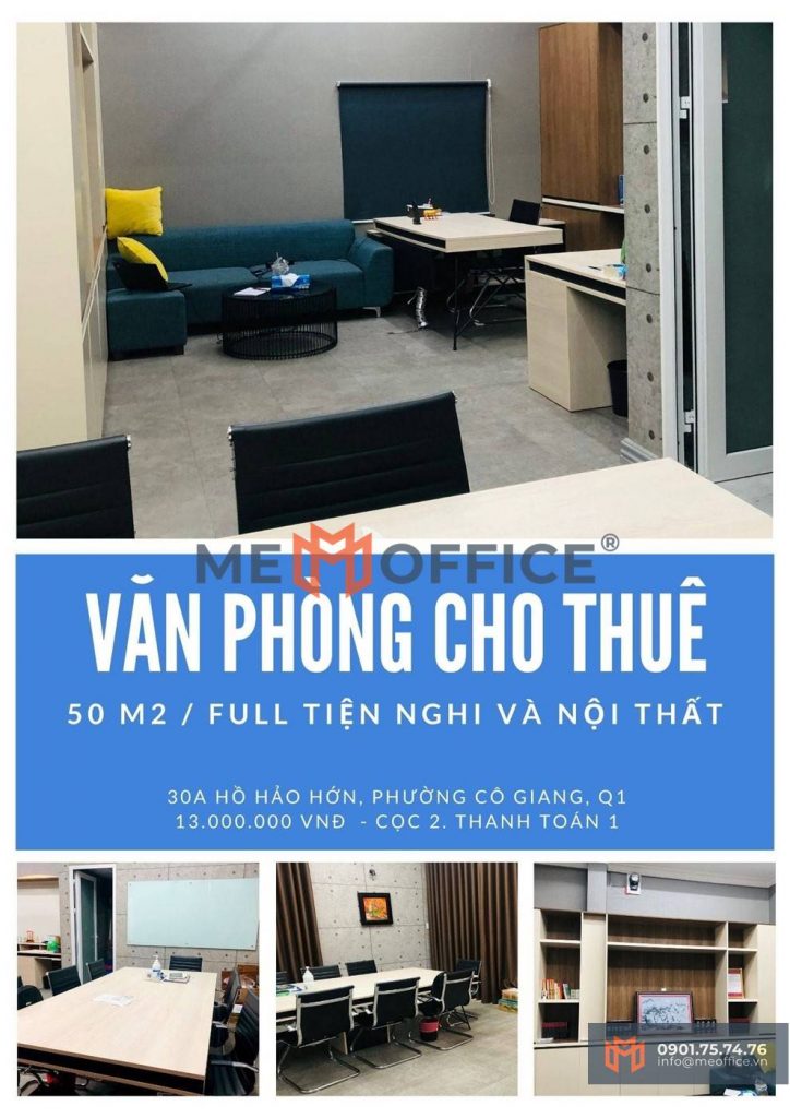 Tổng quan văn phòng cho thuê KPY Building (30A Hồ Hảo Hớn, Phường Cô Giang, Quận 1)- Hotline 0901.75.74.76