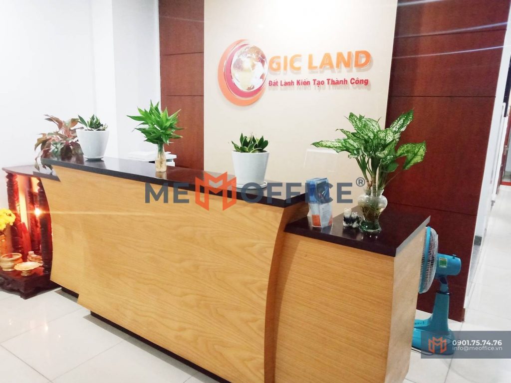 Sảnh lể tân văn phòng cho thuê GIC 36.34 Nguyễn Gia Trí (36.34 Nguyễn Gia Trí, Phường 25, Quận Bình Thạnh)- Hotline 0901.75.74.76
