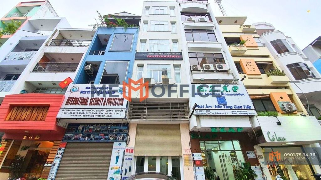Tổng quan văn phòng cho thuê Nhà Đương Đại Building (197 Nguyễn Văn Thủ, Phường Đa Kao, Quận 1)- Hotline 0901.75.74.76