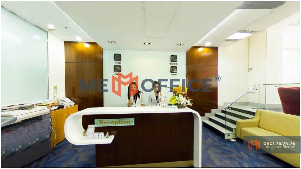 Sảnh lễ tân văn phòng cho thuê Rosana Tower (60 Nguyễn Đình Chiểu, Phường Đa Kao, Quận 1) - Hotline 0901.75.74.76