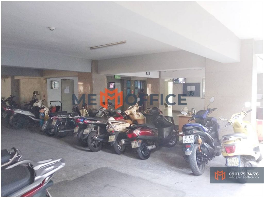 Hầm xe văn phòng cho thuê Thế Hệ Mới Building (17 Hồ Hảo Hớn, Phường Cô Giang, Quận 1) - Hotline 0901.75.74.76