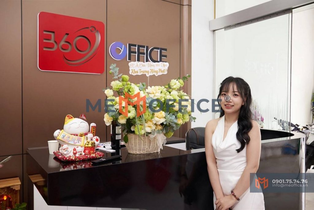 Sảnh lễ tân văn phòng cho thuê 360 Office Cộng Hòa (385B Cộng Hòa, Phường 13, Quận Tân Bình) - Hotline 0901.75.74.76