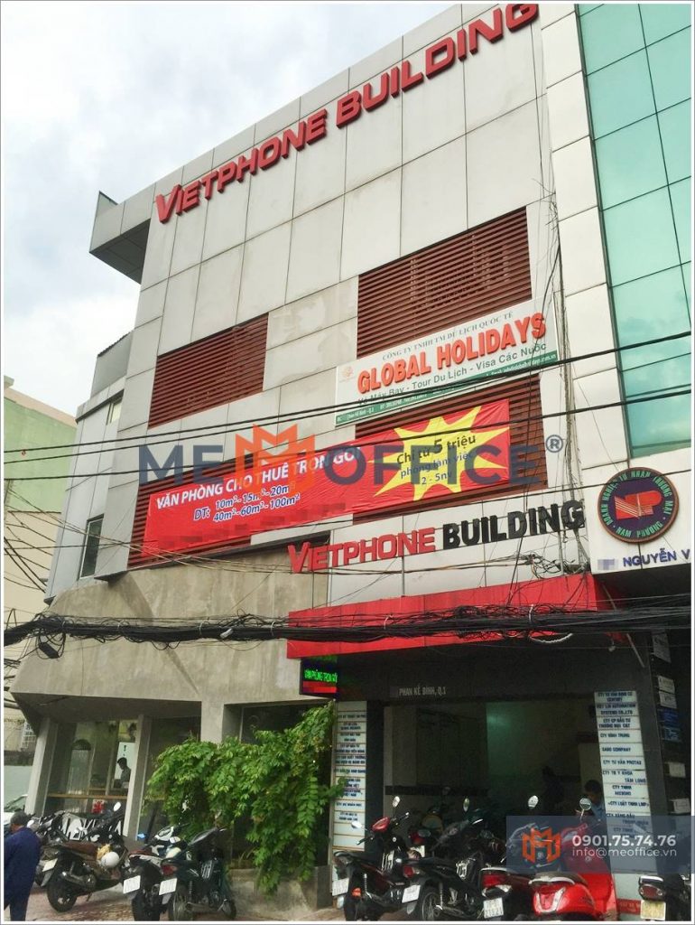 Tổng quan văn phòng cho thuê Vietphone Building Phan Kế Bính (21 Phan Kế Bính, Phường Đa Kao, Quận 1) - Hotline 0901.75.74.76