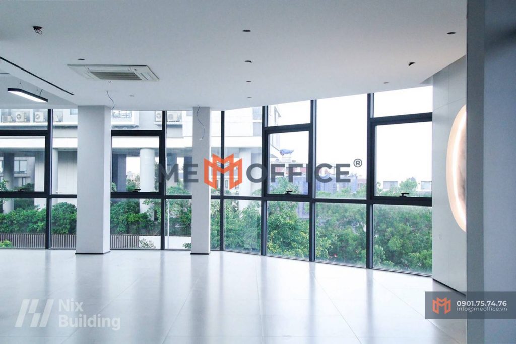 Sàn trống văn phòng cho thuê NIX Building - 01 Bát Nàn, Phường Bình Trưng, TP.HCM (P. Bình Trưng Tây, Quận 2) - Hotline 0901.75.74.76