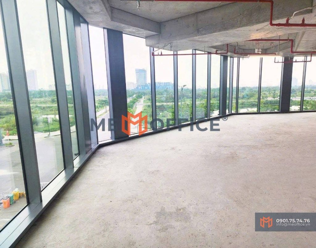 Sàn trống văn phòng cho thuê The Crest Office (Lô 1.13, KĐT Thủ Thiêm, Phường An Khánh, TP.HCM) - Hotline 0901.75.74.76