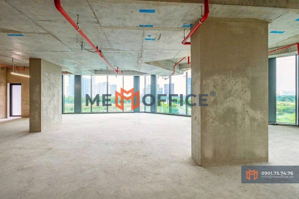 Sàn trống văn phòng cho thuê The Crest Office (Lô 1.13, KĐT Thủ Thiêm, Phường An Khánh, TP.HCM) - Hotline 0901.75.74.76