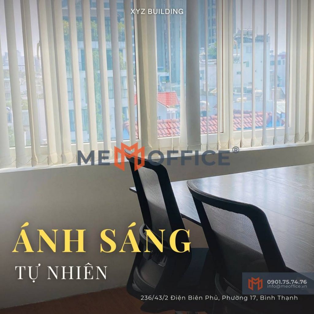 Sàn trống văn phòng cho thuê XYZ Building - 236.43.2 Điện Biên Phủ, Phường Gia Định, TP.HCM (Phường17, Quận Bình Thạnh) - Hotline 0901.75.74.76