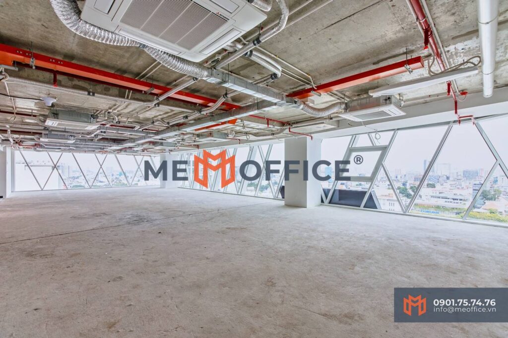 Sàn trống văn phòng cho thuê A&T Building - 171 Hai Bà Trưng, Phường Xuân Hoà, TP.HCM (P. Võ Thị Sáu, Q3) - Hotline 0901.75.74.76