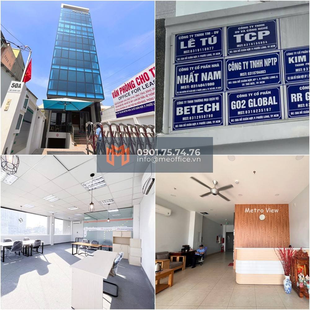 Văn phòng ảo Quận 9 Metro View Building, 50A Đỗ Xuân Hợp, Phường Phước Long, TP. HCM