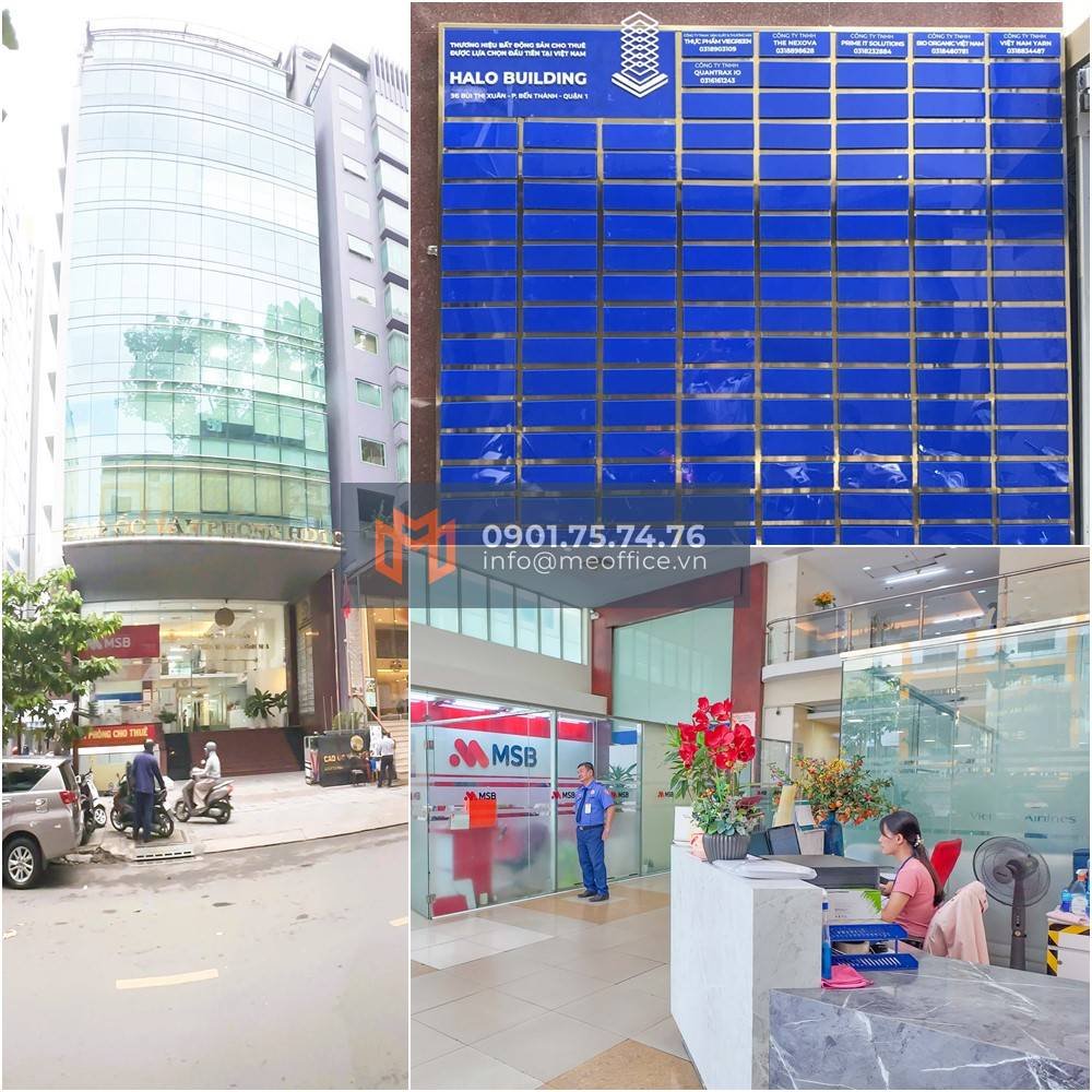 Văn phòng ảo Quận 1 tại Halo Building Premium, 36 Bùi Thị Xuân, Phường Bến Thành, TP.HCM