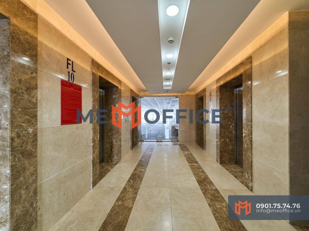 Hành lang văn phòng cho thuê Saigon Coop Tower - 131 Điện Biên Phủ, Phường Gia Định, TP.HCM (P15, BTh) - Hotline 0901.75.74.76