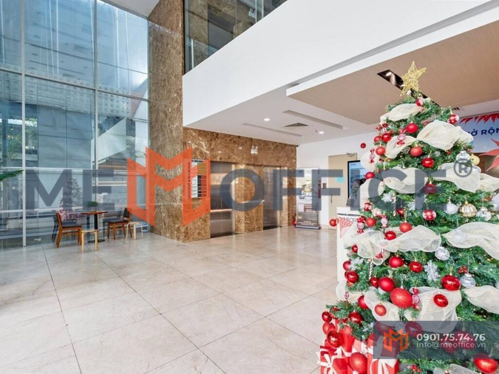 Sảnh lễ tân văn phòng cho thuê 1A Building - 1A Phạm Ngọc Thạch, Phường Sài Gòn, TP.HCM (P. Bến Nghé, Q1) - Hotline 0901.75.74.76