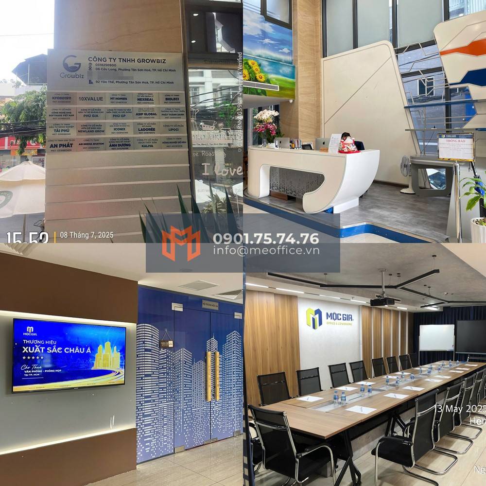 Văn phòng ảo Quận Tân Bình tại Mộc Gia 92 Yên Thế, Phường Tân Sơn Hòa, TP.HCM