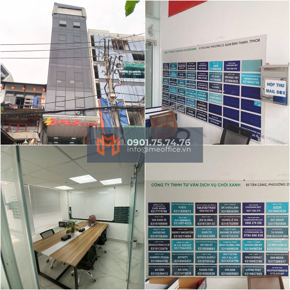 Văn phòng ảo Quận Bình Thạnh tại PLS Building 85 Tân Cảng, Phường Thạnh Mỹ Tây, TP.HCM